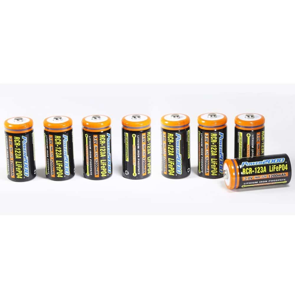not for Arlo Power2000 CR-123A 4-Pack Rechargeable CR-123A LiFePO4 Batteries 