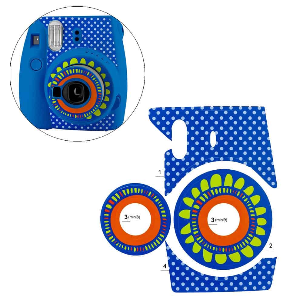 agitatie genoeg Bemiddelen Photo4Less | XIT Decorative Camera Stickers for Fujifilm Instax Mini  Cameras - Color Variety: Light Blue, Pink, Purple, Turquoise, White, Yellow  – 6 Stickers