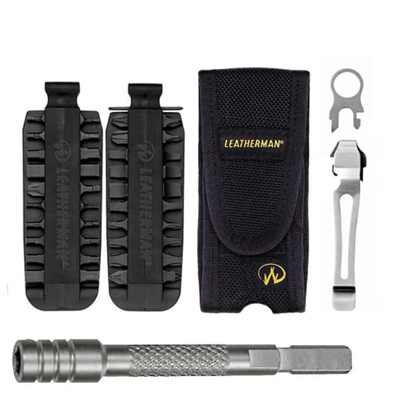 Sheath for Leatherman CHARGE WITH BIT KIT ATTACHMENT 2.25" duty belt clip 