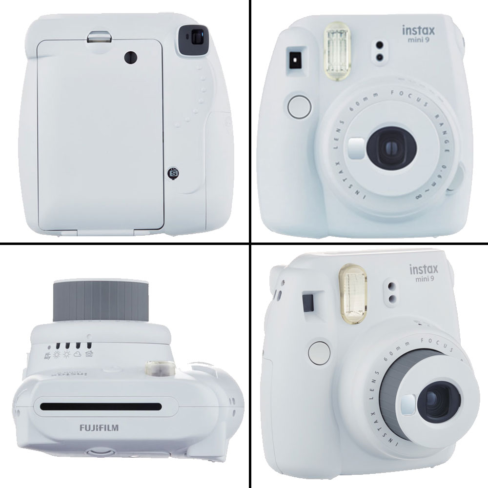 Fujifilm Instax Mini 9 Smokey White with Instax Mini Film Twin