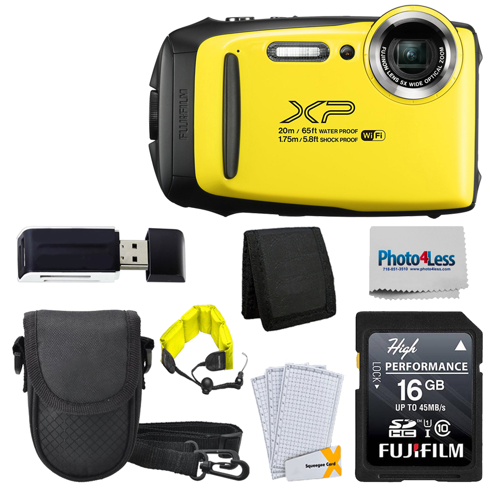 Photo4Less   Fujifilm FinePix XP Digital Camera Yellow + GB