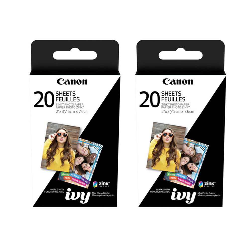 Photo4Less  Polaroid 2″ x 3″ Premium ZINK Borderless Photo Paper - 20  sheets