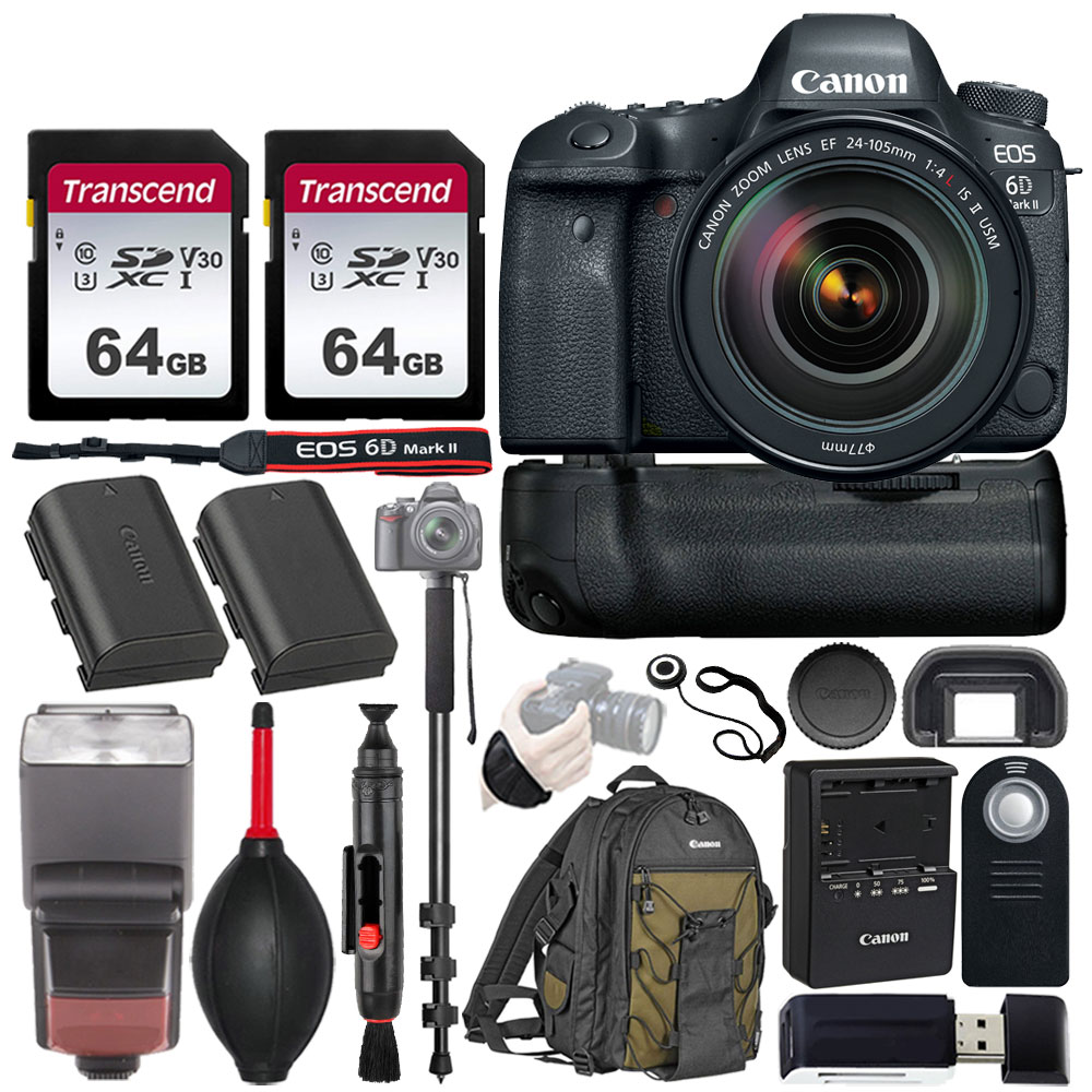  Canon EOS 6D Mark II Digital SLR Camera Body – Wi-Fi Enabled :  Electronics