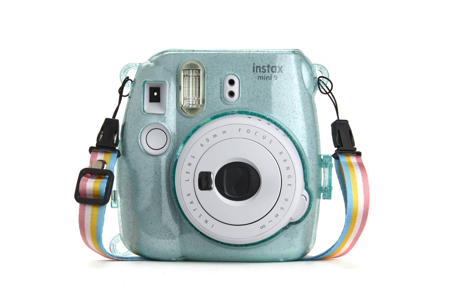by morgue At opdage Photo4Less | Ideal Accessories Hard Glitter Case for Fui Instax Mini 8/9  Ice Blue