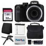 Kodak PIXPRO AZ421 Digital Camera (Black) Bundle with SD Card, Case, & More!