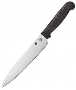 Spyderco Utility Knife 6" with Lightweight Black Handle - Plain Edge - K04PBK