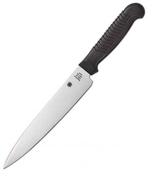 Spyderco Utility Knife 6″ with Lightweight Black Handle – Plain Edge – K04PBK