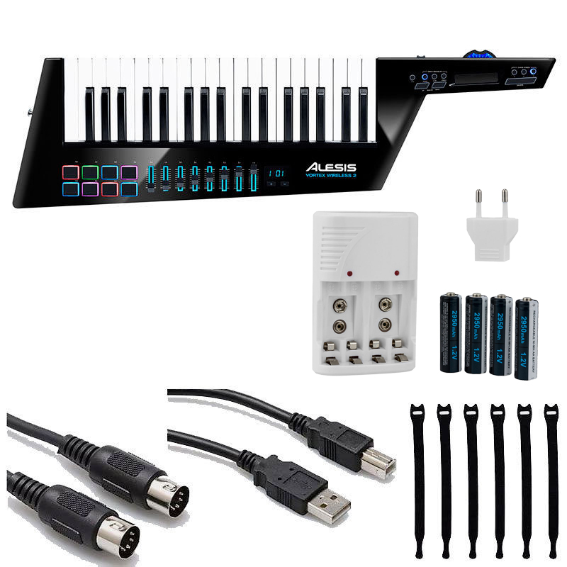 Alesis VORTEX WIRELESS 2 Wireless USB/MIDI Keytar Controller