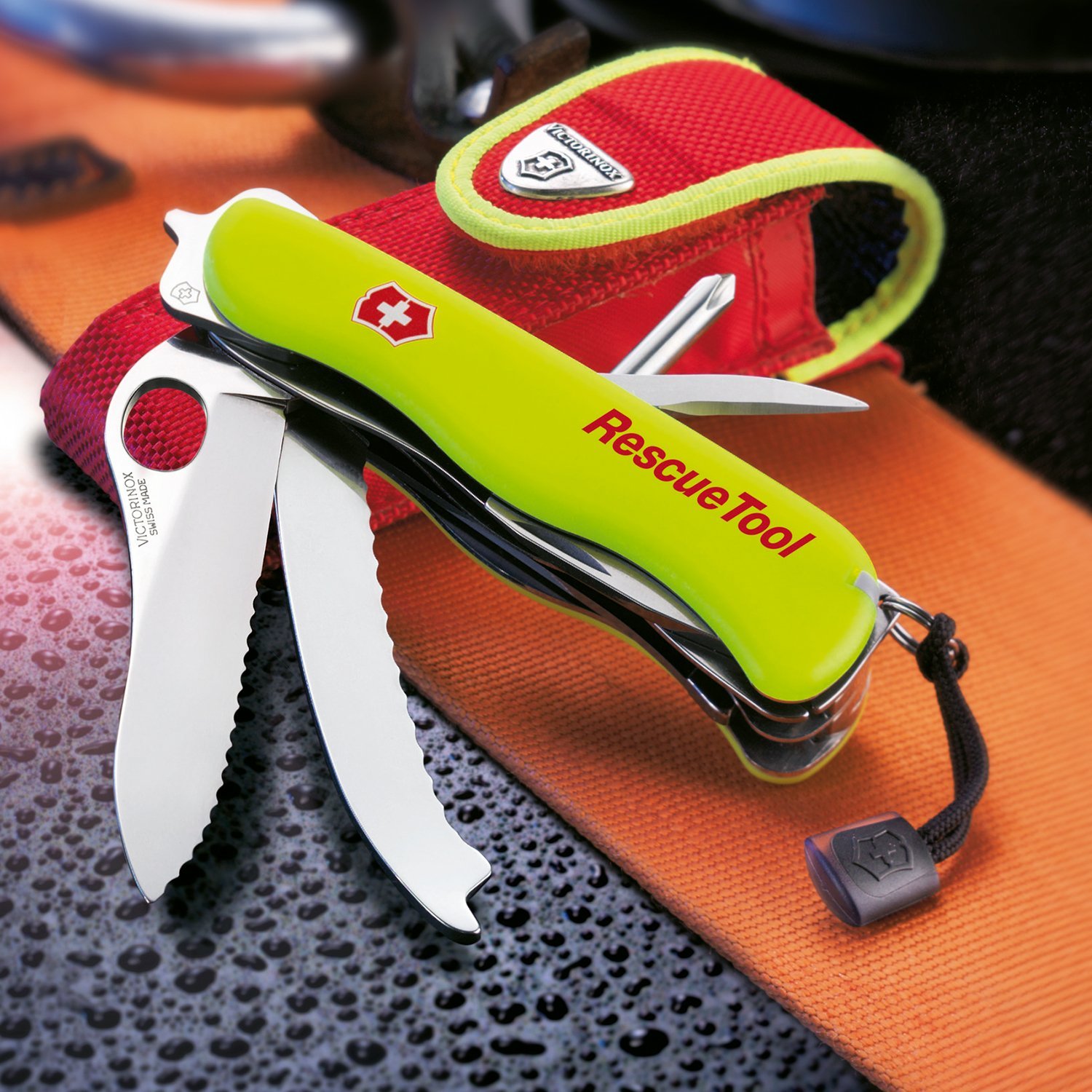 Rescue tool. Нож Victorinox 0.8623.MWN. Нож Victorinox Rescue Tool. Швейцарский нож Викторинокс. Victorinox RESCUETOOL one hand.