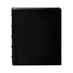 Pioneer Photo Albums 200-Pocket European Bonded Leather Photo Album for 4 by 6-Inch Prints, Black