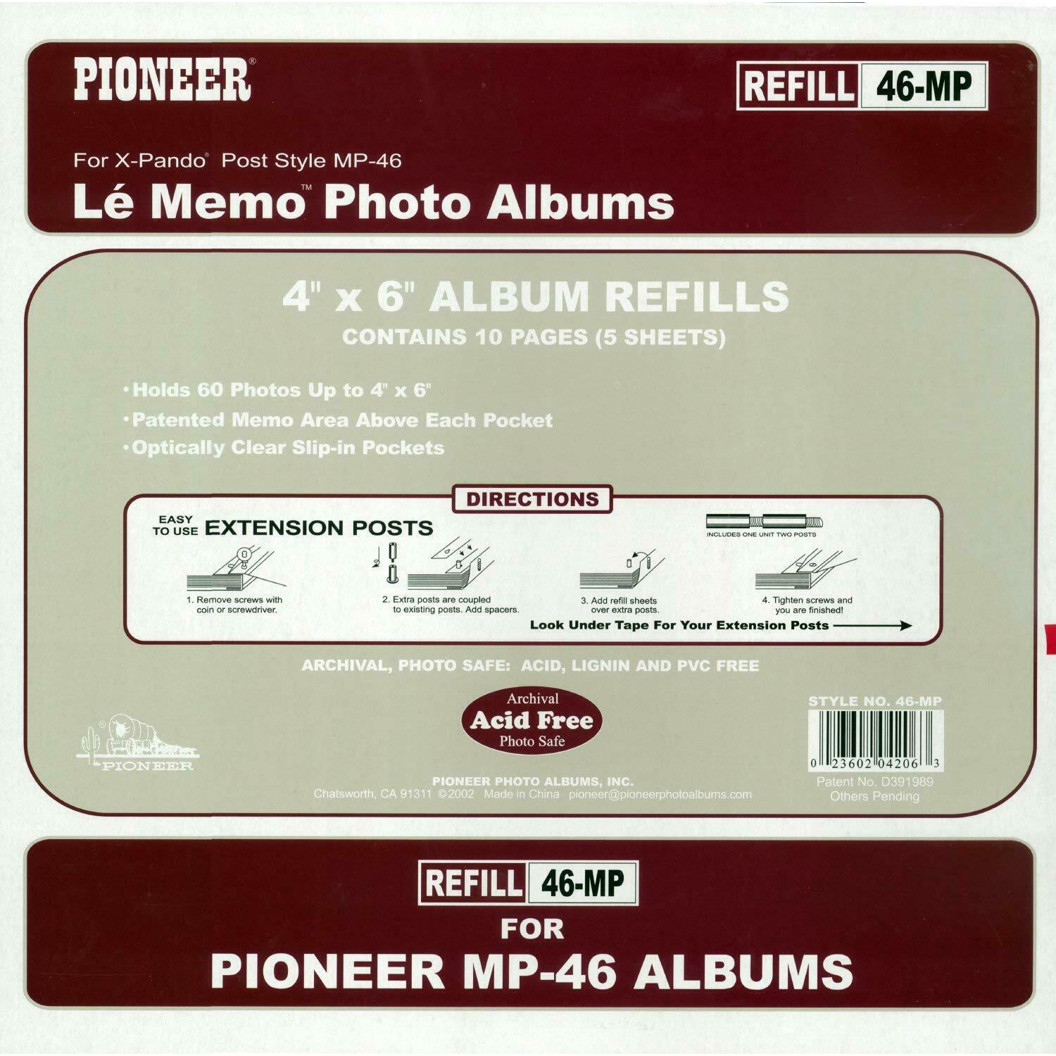 Pioneer MP-300 Refill Pages