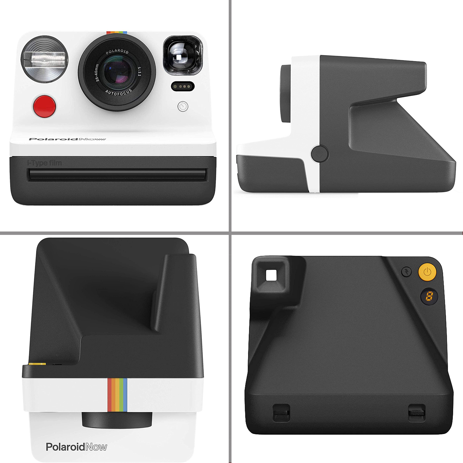 Polaroid Originals Now i-Type Instant Film Camera (Black and White