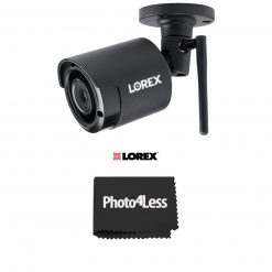 Lorex HD 1080p Outdoor Wireless Security Camera+ Hosa Label A Cable Kit 60 Peel Off Labels+ 	5 8" Black UV Resistant Zip ties