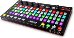 AKAI Professional Fire (Software Bundle) - USB MIDI Controller for FL Studio with RGB Clip / Drum Pad Matrix and FL Studio Fruity Edition Software