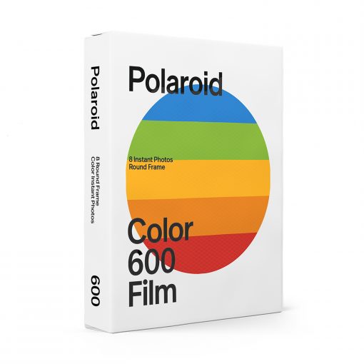 Polaroid Color Film for 600 - Round Frame 8 Frames + Grey Album Holds 32 Photos