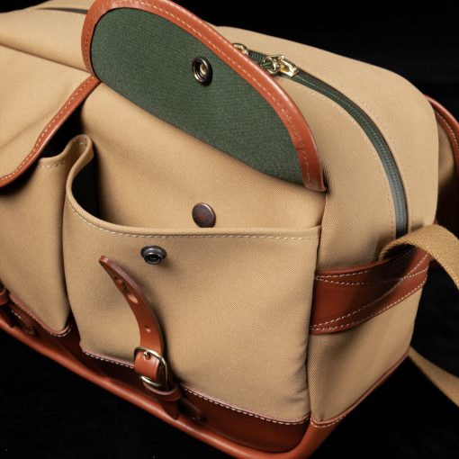 Mini Eventer Khaki Canvas / Tan Leather Bag