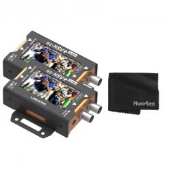 Lumantek HDMI to SDI Converter with Display and Scaler, 2 Pack
