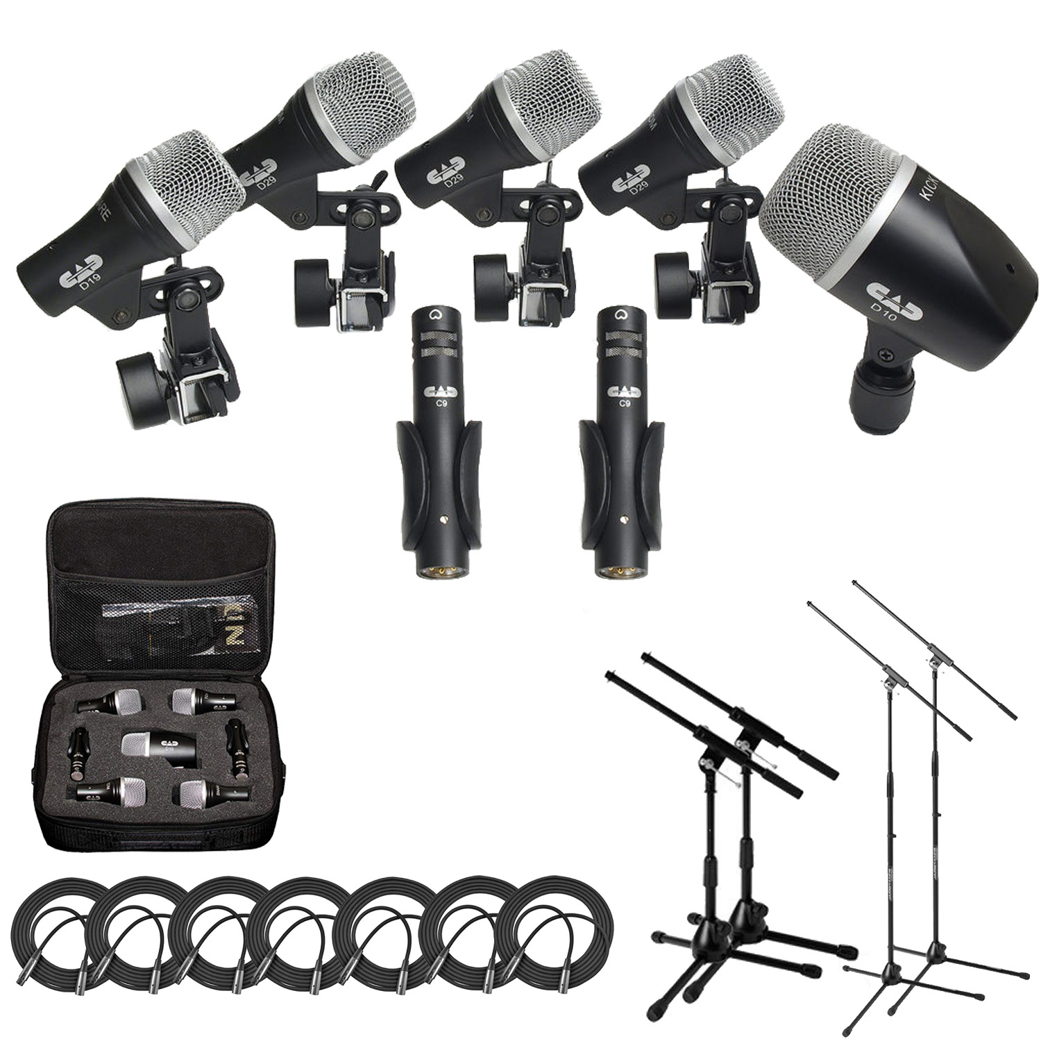 JS-MCFB100 Tripod Mic Stand with Fixed-Length Boom