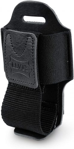 Levy's Leathers Wireless Transmitter Bodypack Holder – Black Leather