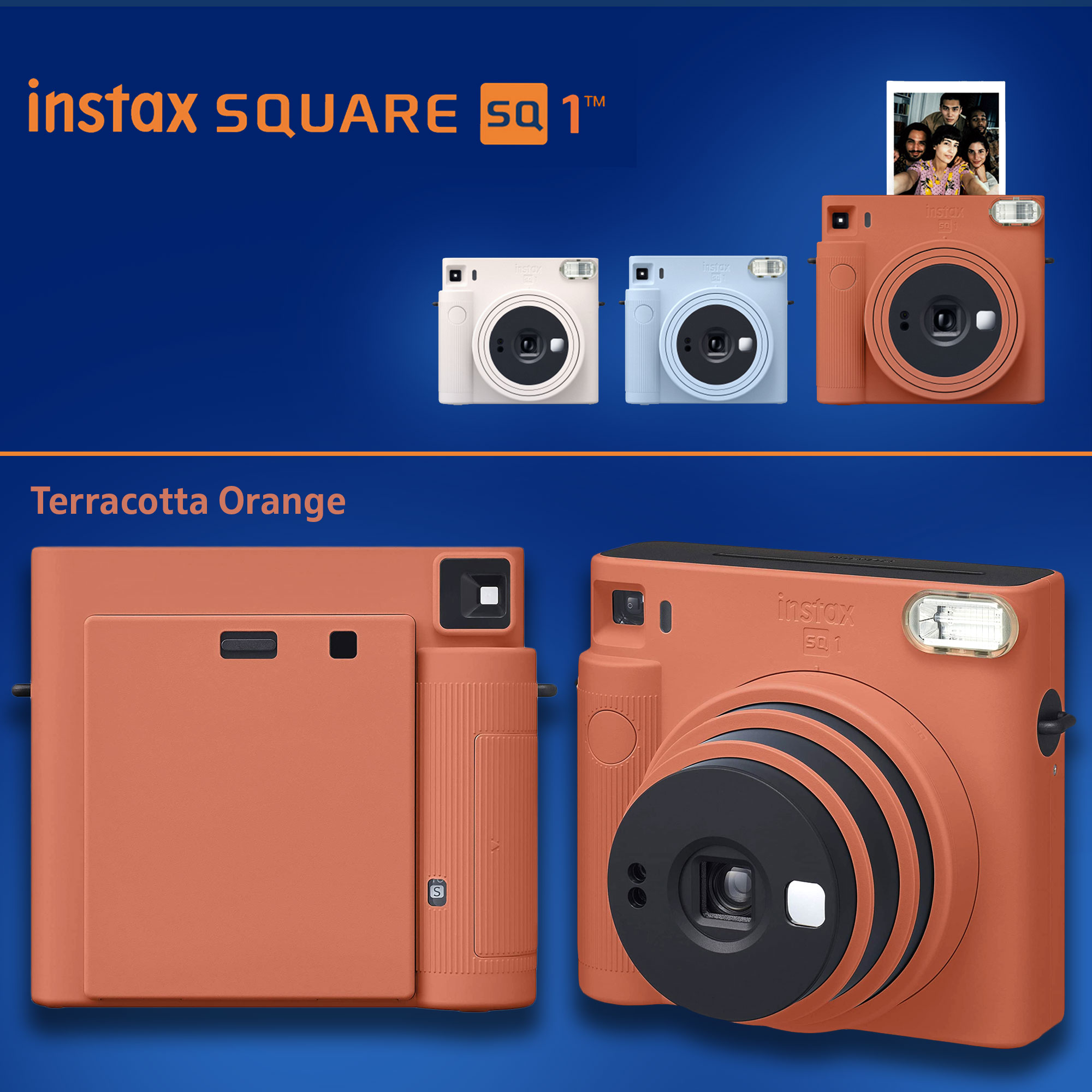 Fujifilm instax SQUARE SQ1 Terracotta Orange - Kamera Express