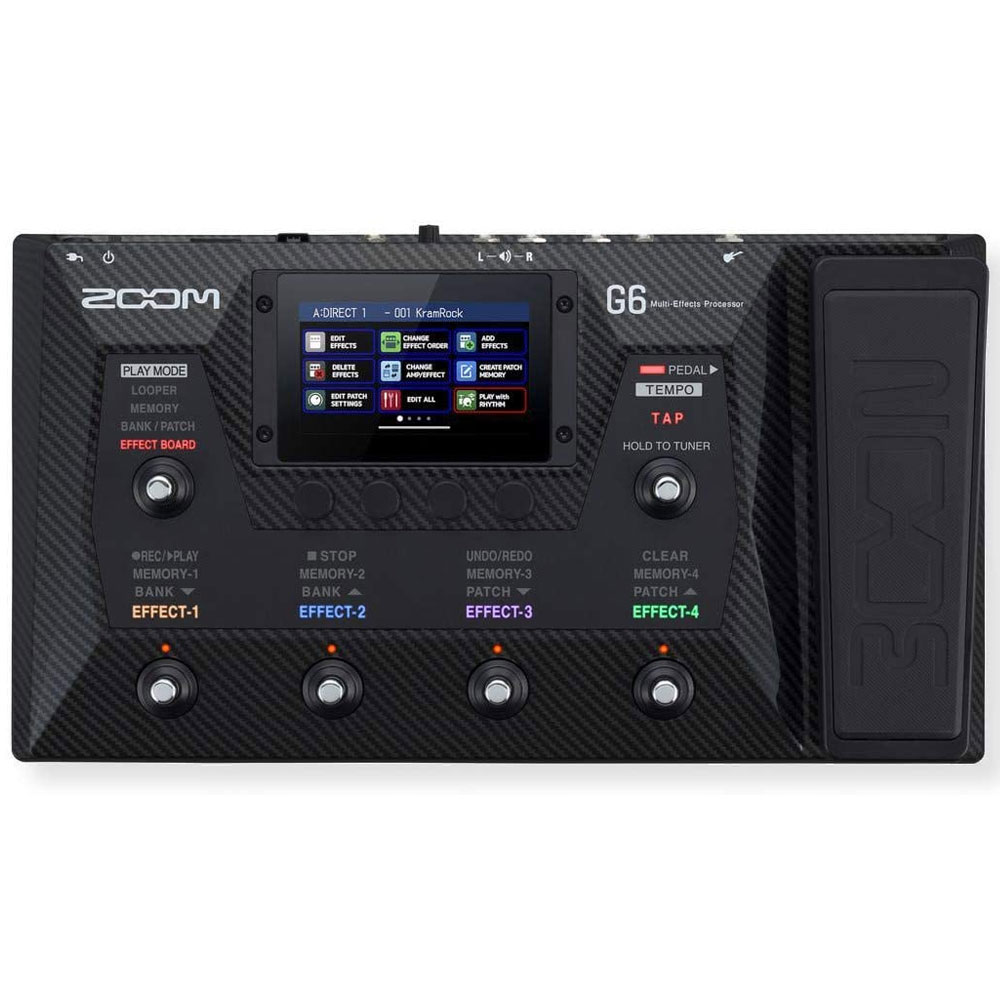 Zoom G6 Multi-Effects Processor with Expression Pedal