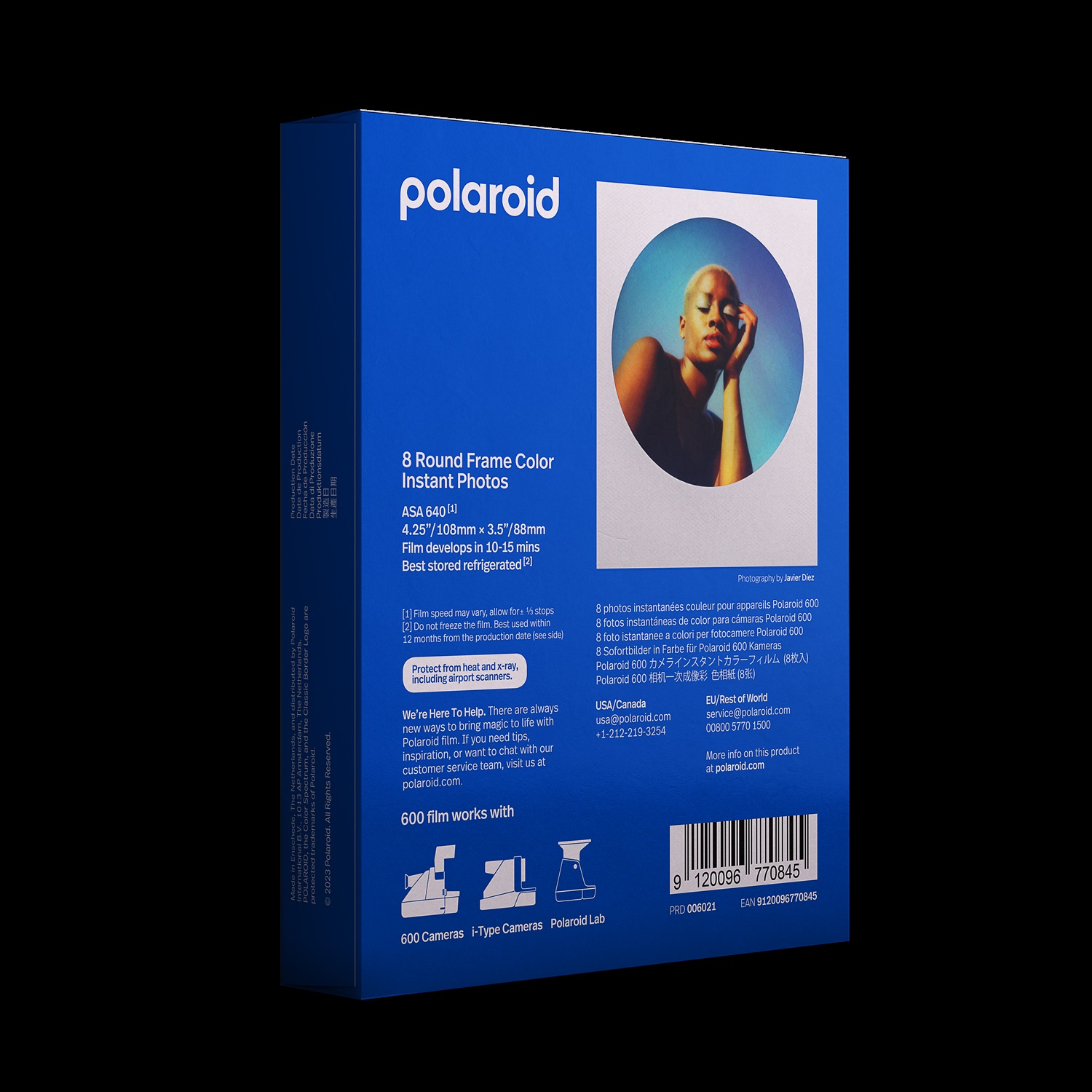 Polaroid Now Instant Camera and 8-Pack Color 600 Film